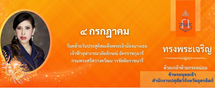 4 กรกฎาคม 2568 วันคล้ายวันประสูติสมเด็จพระเจ้าน้องนางเธอเจ้าฟ้าจุฬาภรณวลัยลักษณ์ฯ